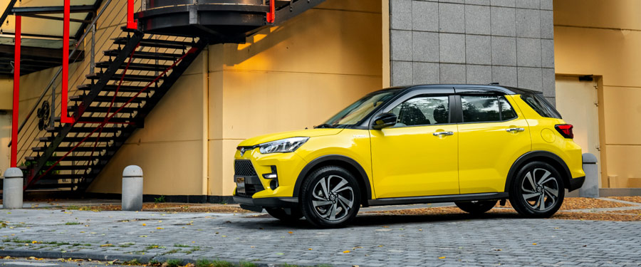 Góc nhìn ngang thân xe